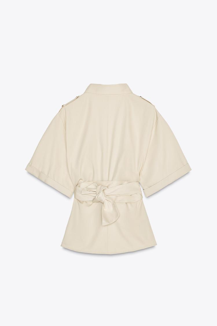 Shirt with Belt Loops and Belt