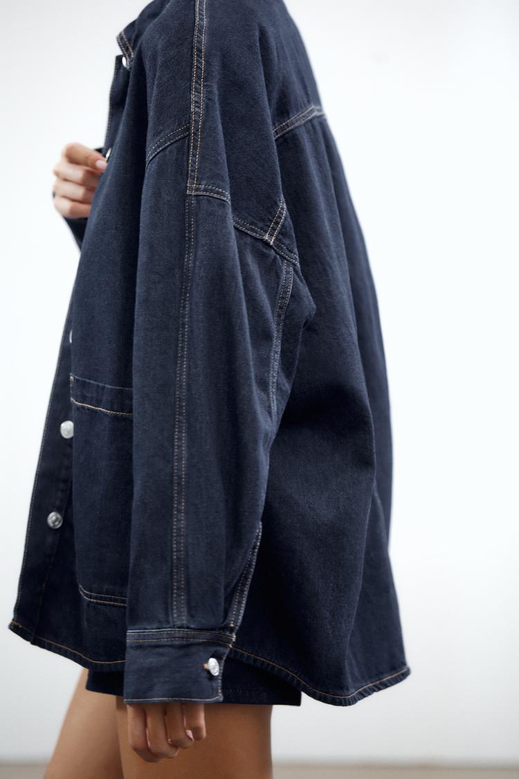 Oversized Denim Overshirt