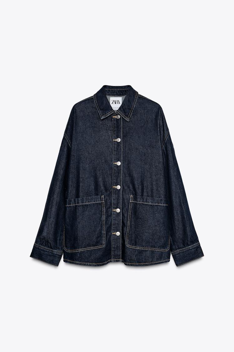 Oversized Denim Overshirt