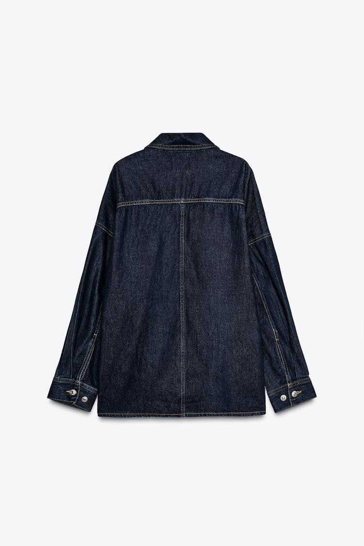 Oversized Denim Overshirt