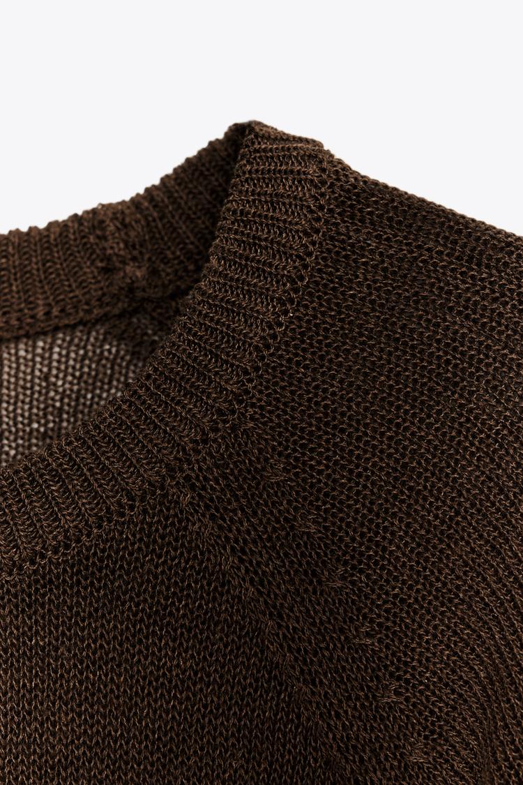 Oversized Sleeve Knit Sweater