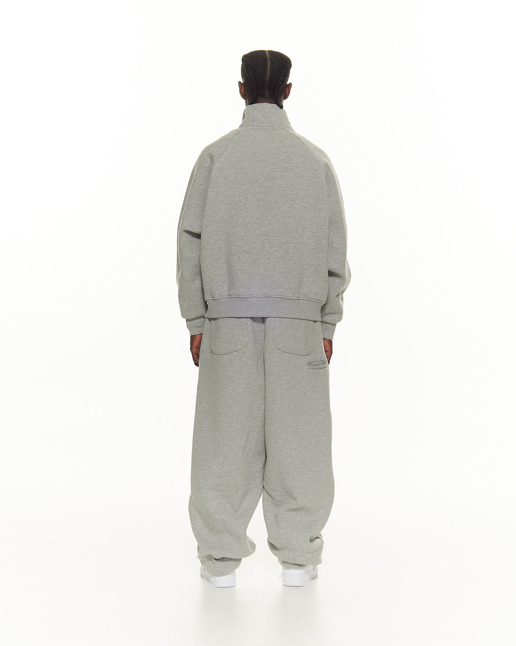 Cozy Track Jacket – Gray