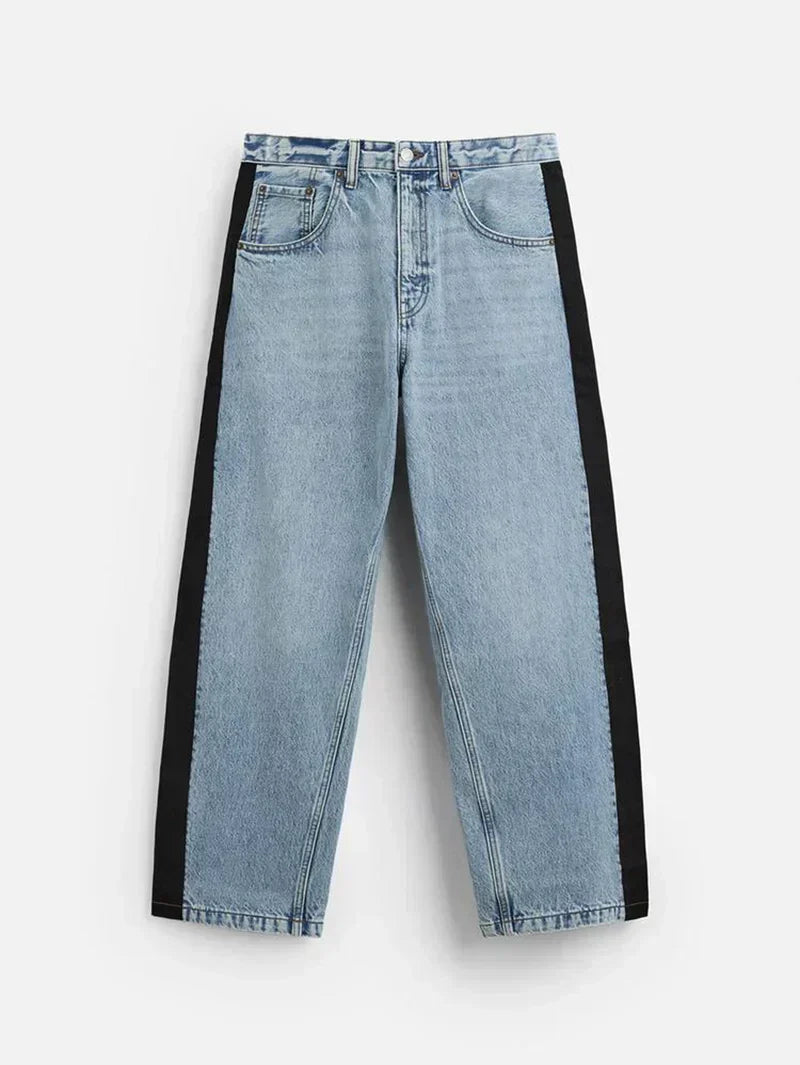 Black Bands Flare Jeans – 212321