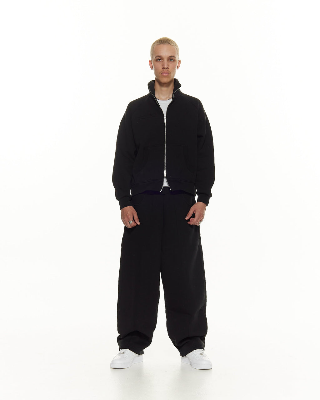 Cozy Track Jacket – Black