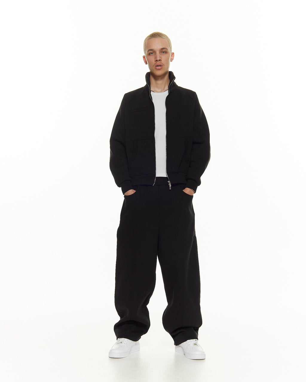 Cozy Track Jacket – Black