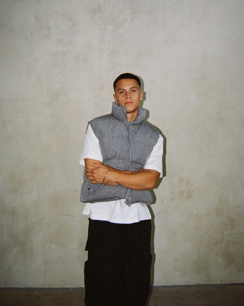 Puffer Vest – Gray