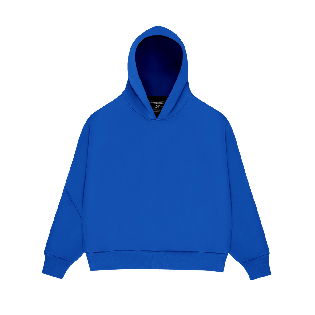 Monochrome Hoodie – Bright Blue
