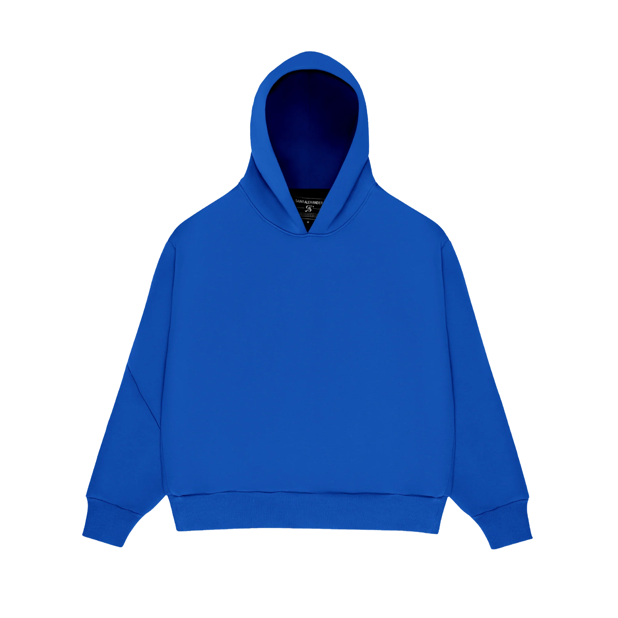 Monochrome Hoodie – Bright Blue