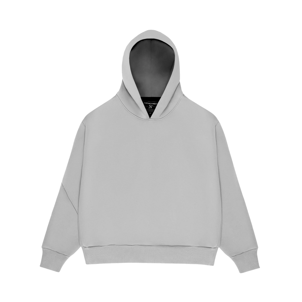Monochrome Hoodie – Iced Gray