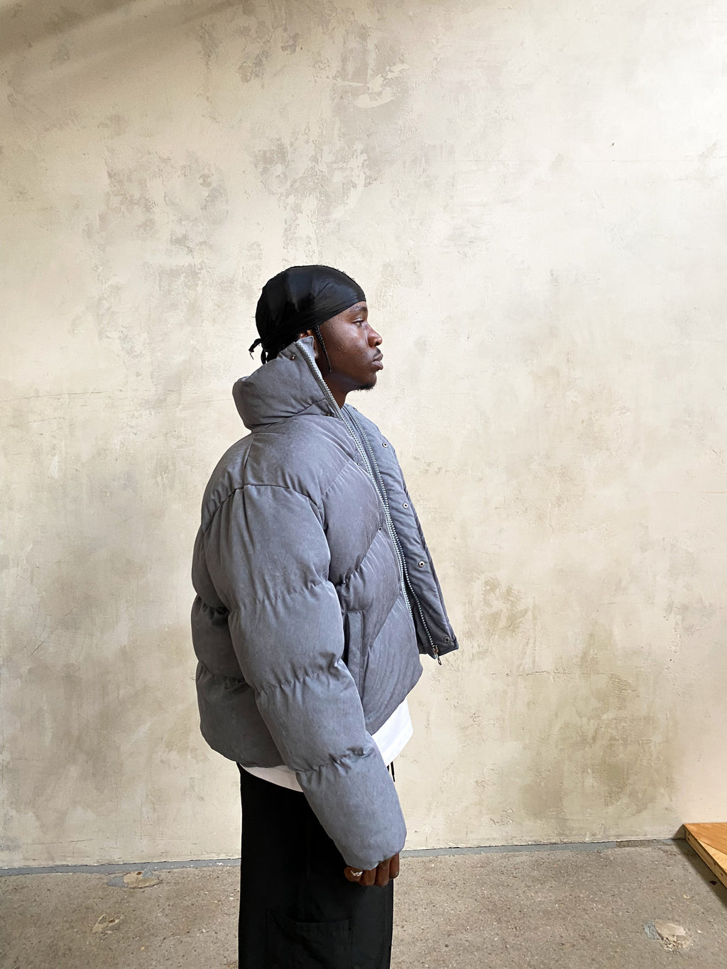 Puffer Jacket – Gray