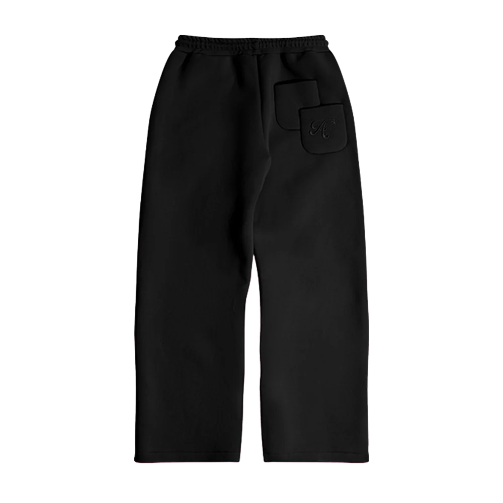 Monochrome Black Ombre Pants