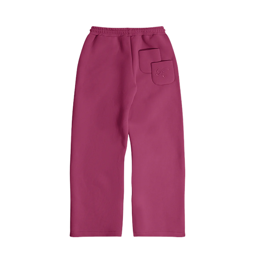 Monochrome Purple Velvet Pants