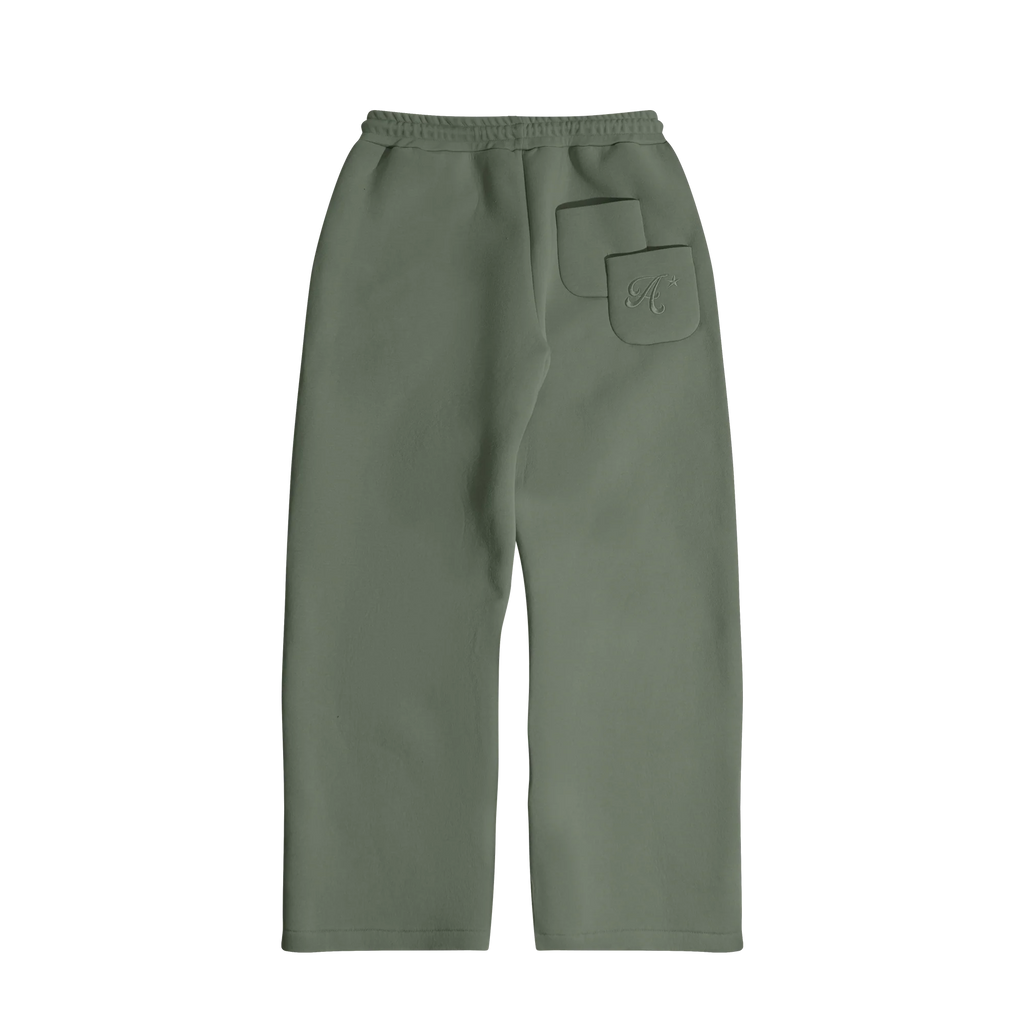 Monochrome Deep Green Pants