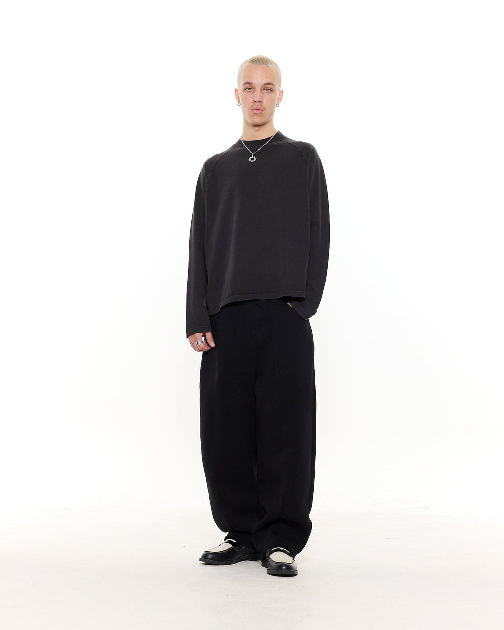 Long Sleeve T-Shirt – Washed Black
