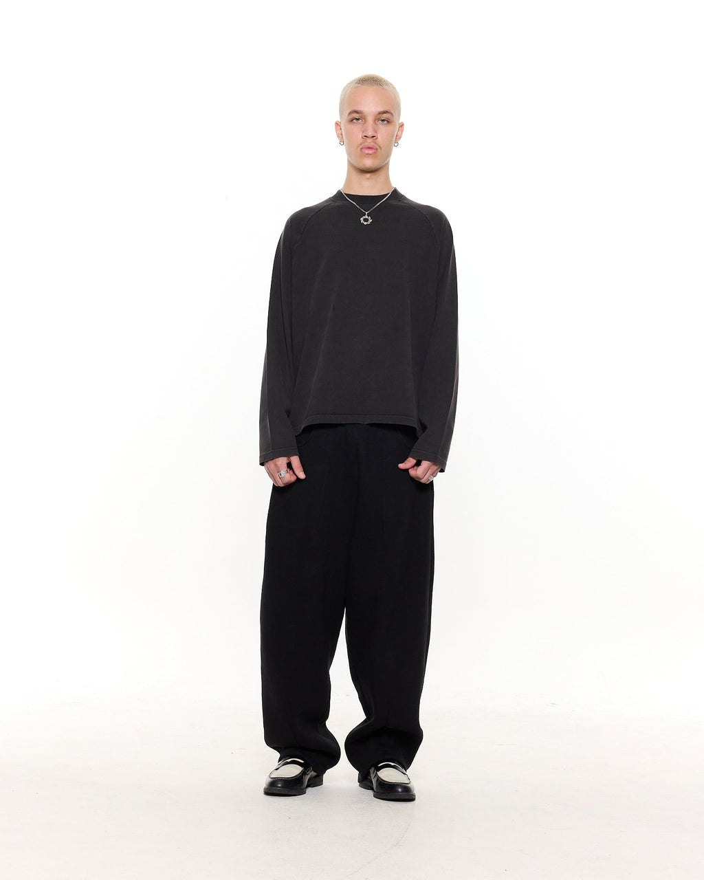 Long Sleeve T-Shirt – Washed Black