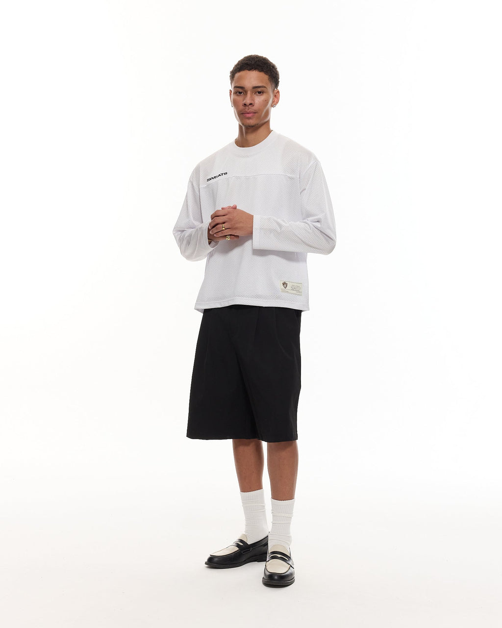Pleated Shorts – Black