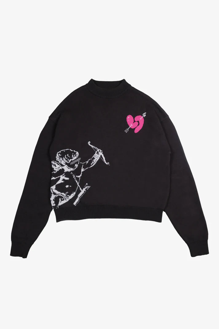 Oversized Knit “Arrow of Love” – 244574