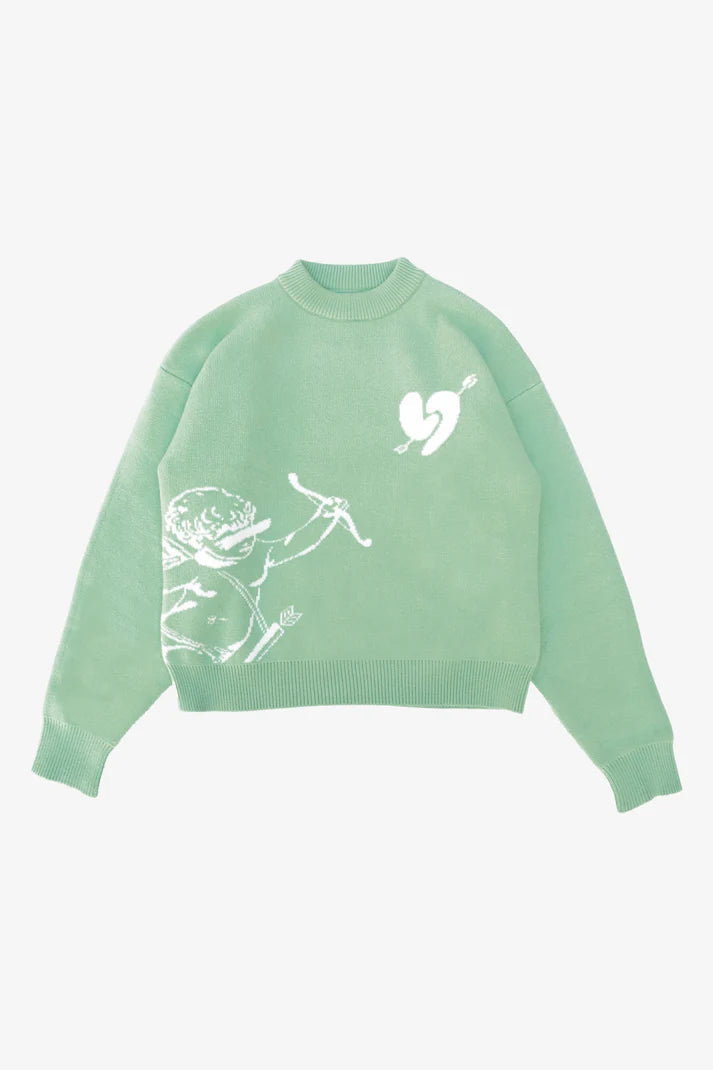 Oversized Knit “Arrow of Love” – 244574