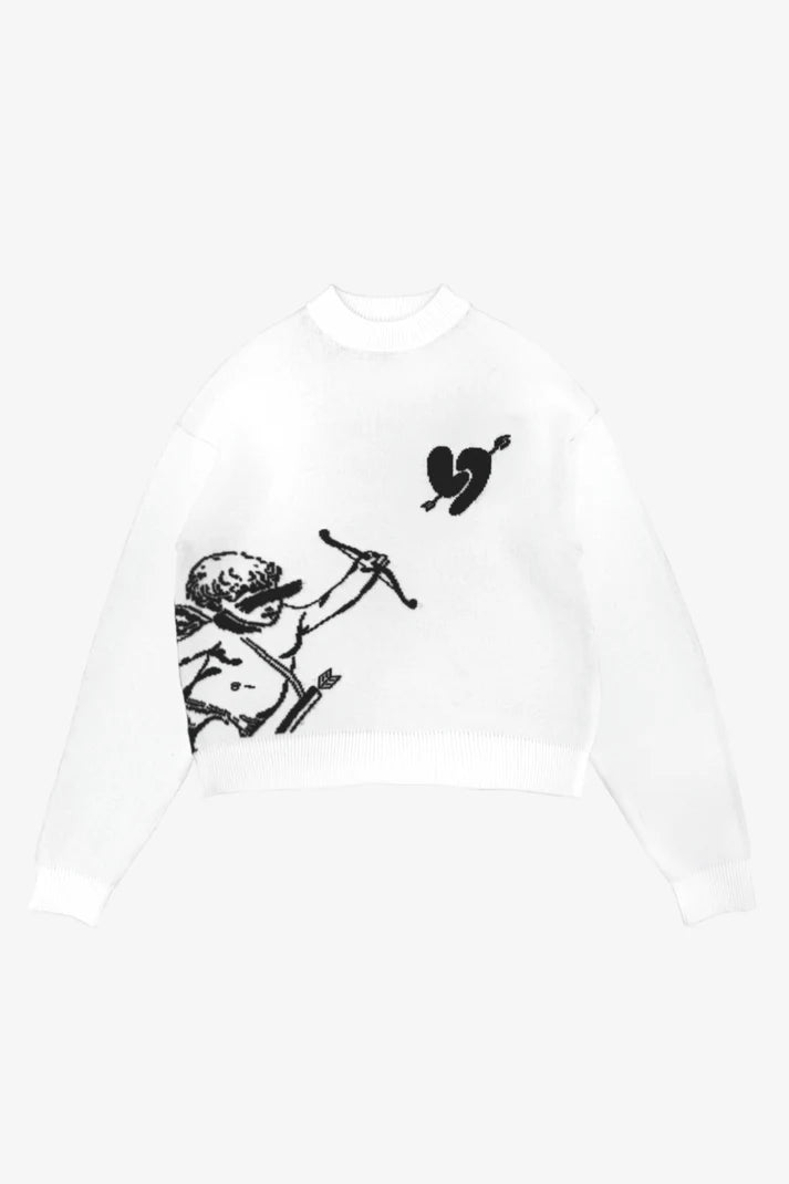 Oversized Knit “Arrow of Love” – 244574