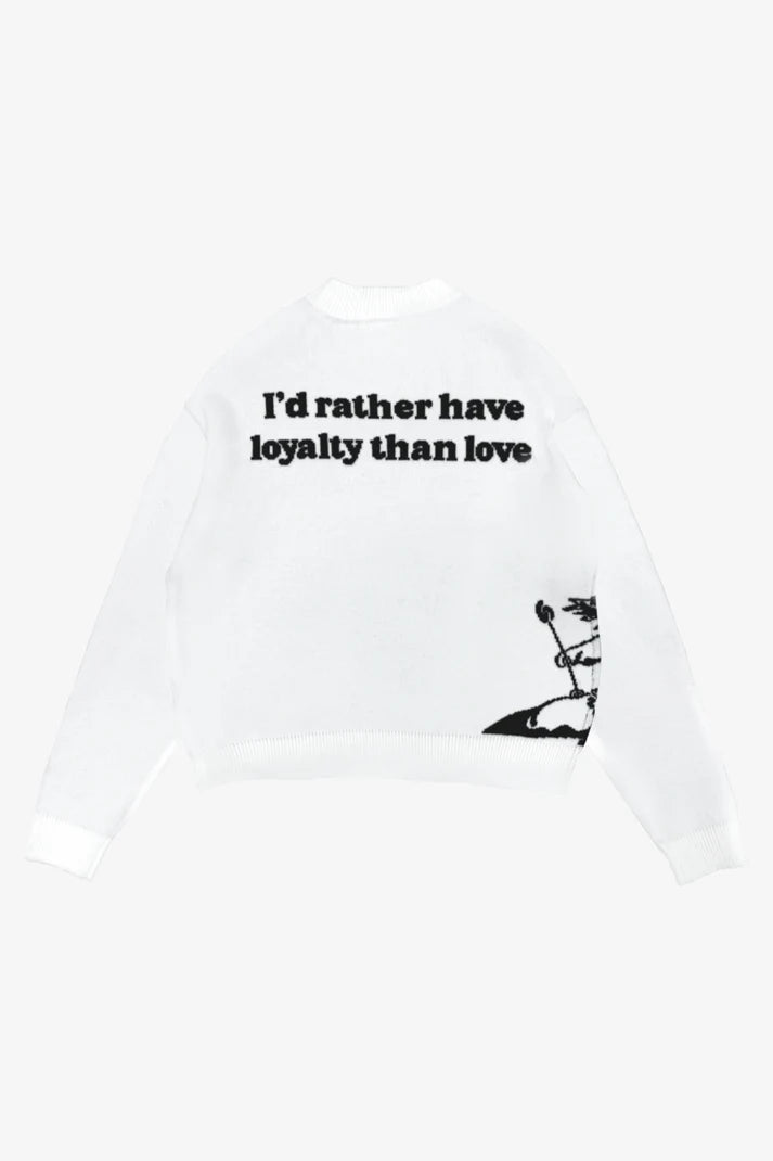 Oversized Knit “Arrow of Love” – 244574
