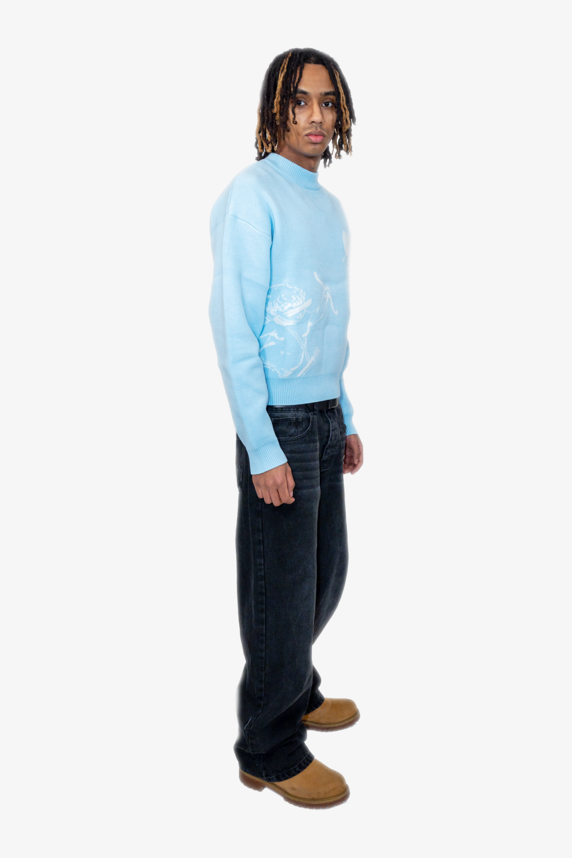 Oversized Knit “Arrow of Love” – 244574
